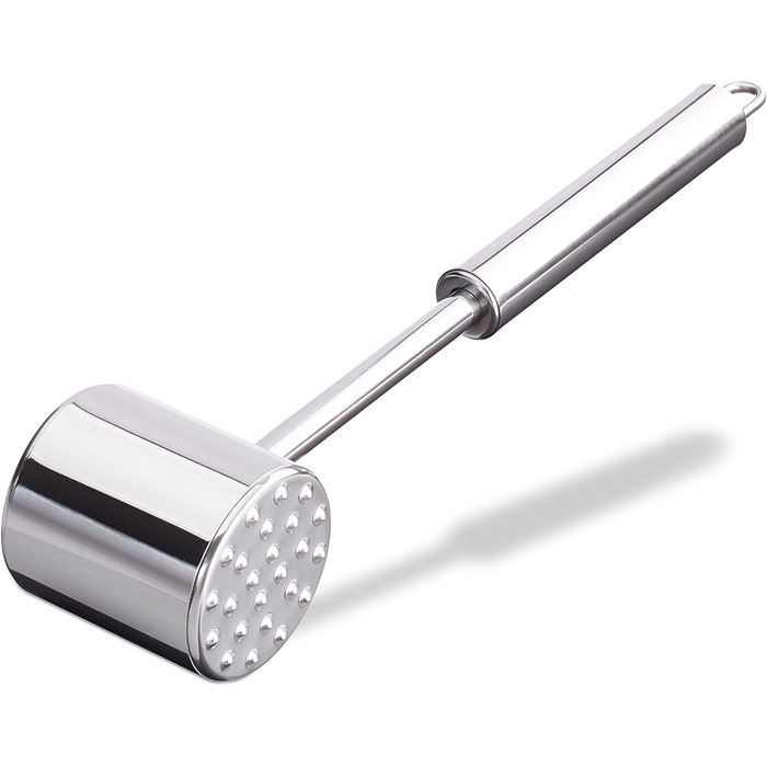 Relaxdays Fleischklopfer: двосторонній молоток для м'яса, 28 см, нержавіюча сталь