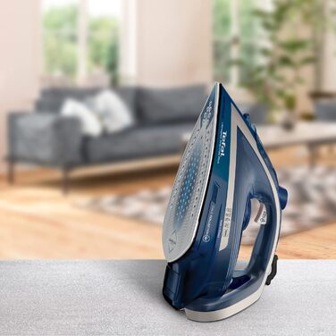 Tefal FV6830 Ultragliss Anti-Kalk Plus Steam Iron | 2800 Watts | Steam Boost: 250 g/min | 50 g/min Steam Output | Removable Scale Collector | Scratch-Resistant Soleplate | Blue/White [2] Anti-Scale Expert