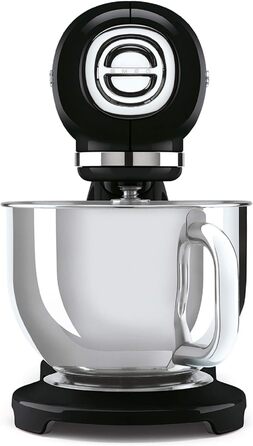 Планетарний міксер Smeg SMF03PKEU, 800 Вт, 10 швидкостей, з набором вінчиків, колір Rose (чорний)