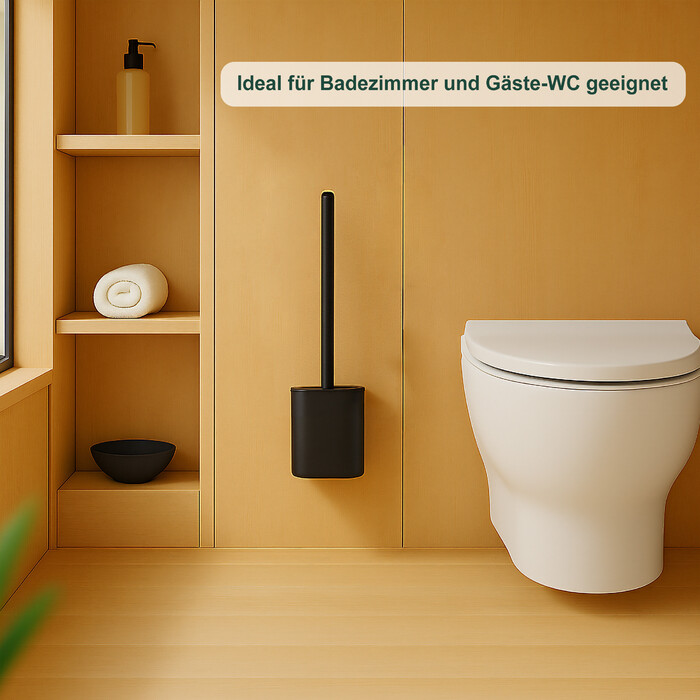 Relaxdays Toilet Brush with Wall Holder