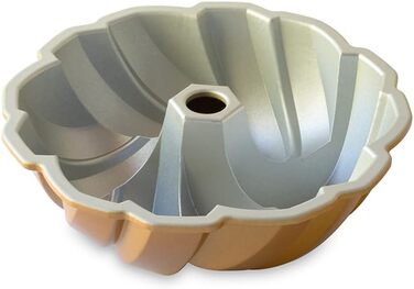 Форма для випічки Nordic Ware 95577, річкова плетіння, золота, на 12 порцій