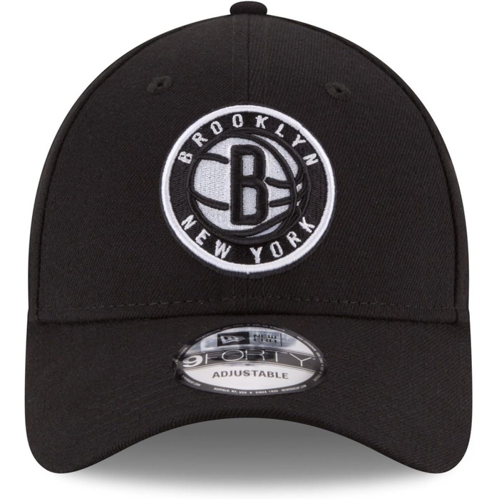 Кепка New Era Brooklyn Nets The League 9Forty Adjustable чорного кольору, універсальний розмір