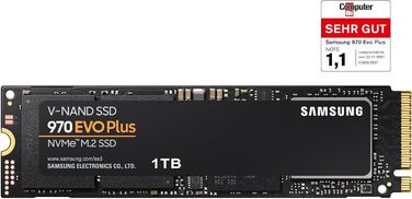 SSD Samsung 970 EVO Plus 1TB NVMe M.2 PCIe 3.0 - для геймінгу та графіки