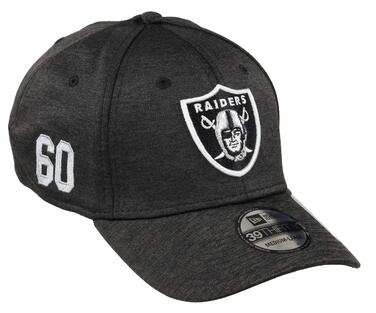 Кепка New Era NFL Raiders 39Thirty Established чорна (L-XL) - Офіційна бейсболка для американського футболу