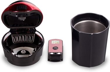 Попільничка для авто з LED-підсвіткою, з кришкою – для автомобіля, дому, офісу