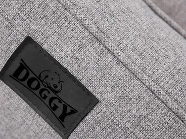 Крісло-ліжко для собак та котів, крісло-лежанка, сірий колір, XXL (117x79 см) знімний чохол