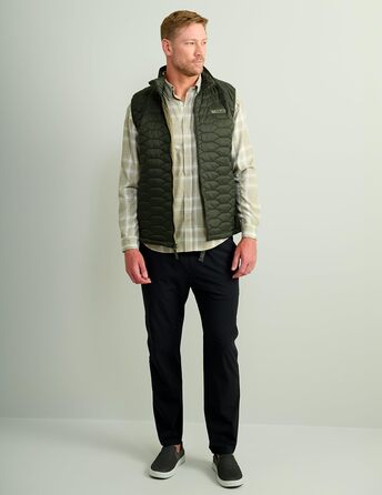 Жилет HUK Scale для чоловіків, утеплений, з DWR просоченням, для риболовлі (XXL, Zypressenlandung)