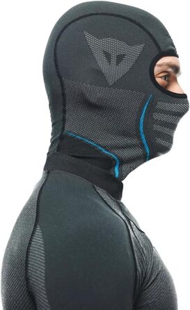 Балаклава Dainese Dry чорна/синя, універсальна, для мотоциклістів, унісекс, для всіх сезонів, італійська якість