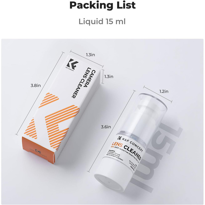 Набір мікрофібрових серветок K&F CONCEPT (6 шт.) для чищення камери, об'єктива, екрану та оптики