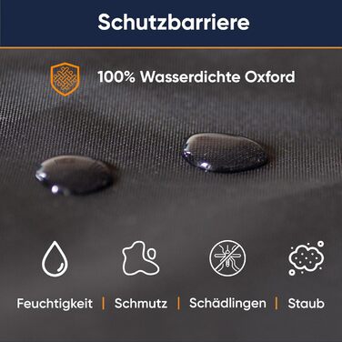 Mattress cover 140x200cm – protection for storage and moving – 30cm thick – waterproof and tear-resistant storage bag with zipper