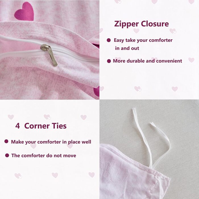 Дитяча постільна білизна для ліжечка, зелений квітковий принт, комплект для дівчинки, м'який двосторонній комплект з подушкою, 120 x 150 см, зелений/квітковий (Violetter Stern)