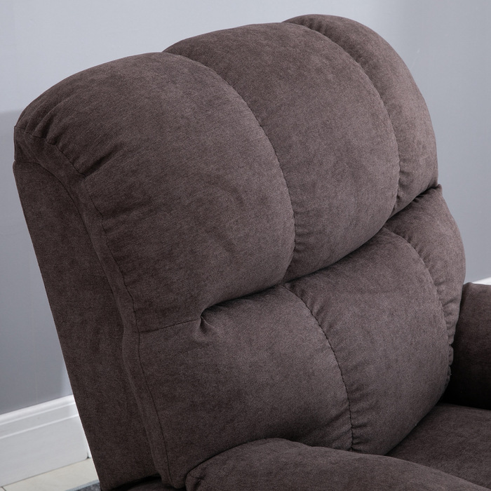 HOMCOM Electric Recliner TV Chair with Lift Assist, Reclining Function, USB Port, Padded TV Chair with Footrest, Side Pocket, Dark Grey | Aosom