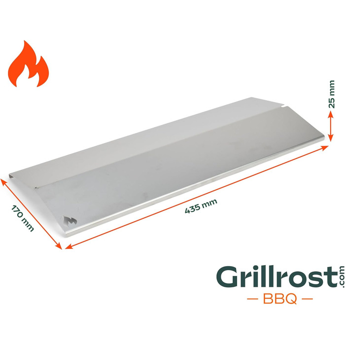 Оригінальна нержавіюча аромашина Grillrost для Enders Monroe 3 (без Simple Clean), захист пальників