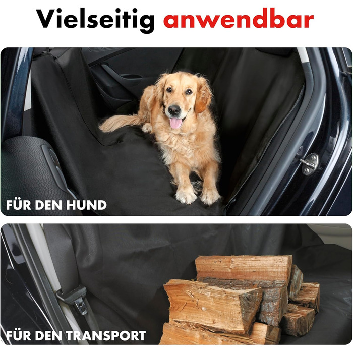 Захист для багажника автомобіля WALSER Cäsar: килимок з боковим захистом, чорний (захист заднього сидіння)