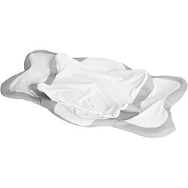 Подушка для шиї з Memory Foam, анатомічна, для сну на боці, спині та животі (Сіра)