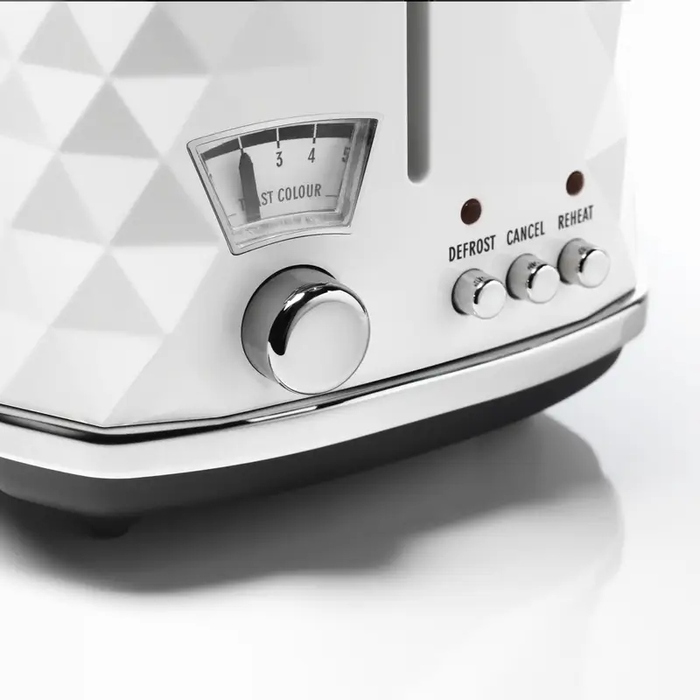 Тостер De'Longhi CTJ 2103.W, білий, 900 Вт