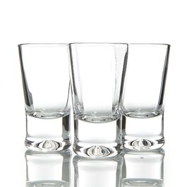 Набір шотерів BigDean 48 шт. 2cl - міцні скляні рюмки для шотів, стійкі до перекидання, безпечні для харчових продуктів, можна мити в посудомийці
