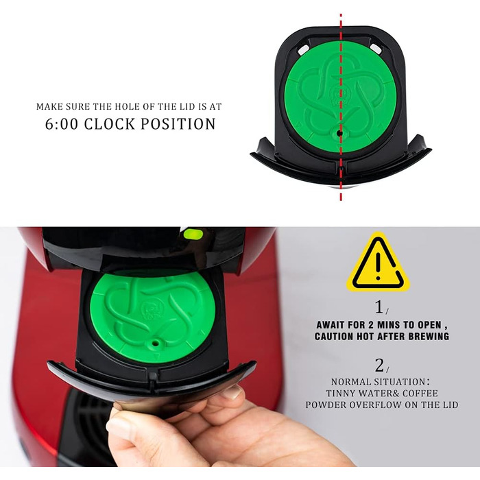 Багаторазові капсули для кави Dolce Gusto з нержавіючої сталі + темпер, ложка, щітка, для кавомашини, екологічні