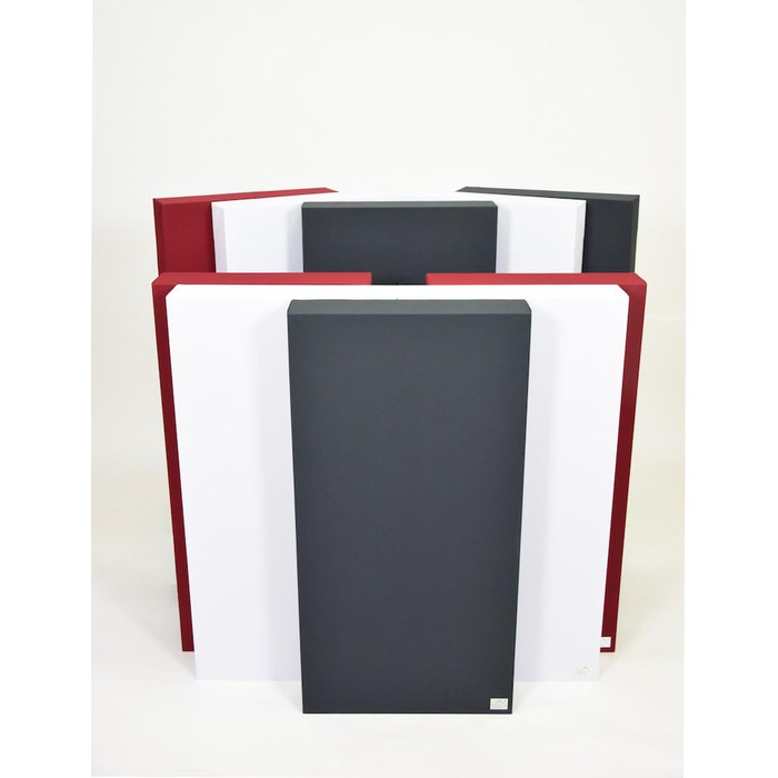 Акустична панель Addictive Sound Schallabsorber Wand Standard для стін та стелі, звукопоглинаюча панель класу A зі звукоізоляційною ватою, 100x50x11 см, світло-сірий