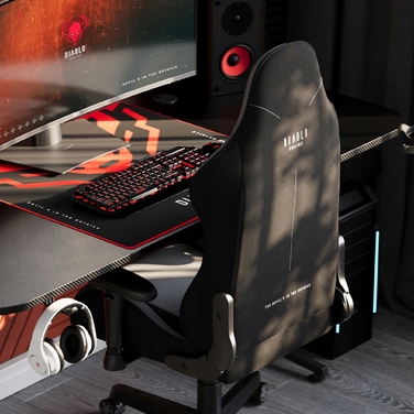 Ігрове крісло Diablo Chairs X-Starter, тканина, сіре