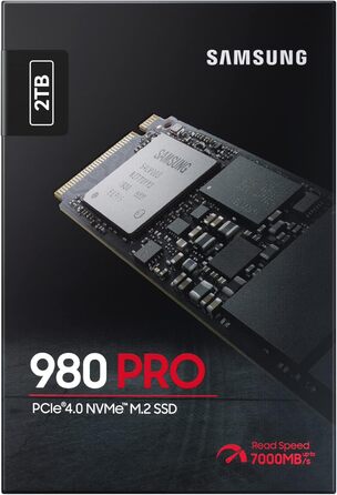 SSD Samsung 980 PRO 2TB NVMe M.2 PCIe 4.0 - Внутрішній SSD для геймінгу та редагування відео