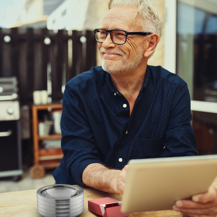 Relaxdays Windproof Cup with Lid