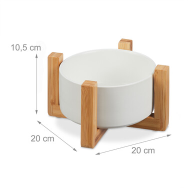 Relaxdays Dog Bowl Set of 2