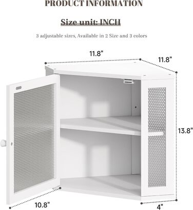 Блок для хліба Eck-Brotkasten, великий, з подвійним відсіком, для кухні, білий. Кухонна панель робочої поверхні, біла, велика, 11.8' x 11.8' x 13.8'