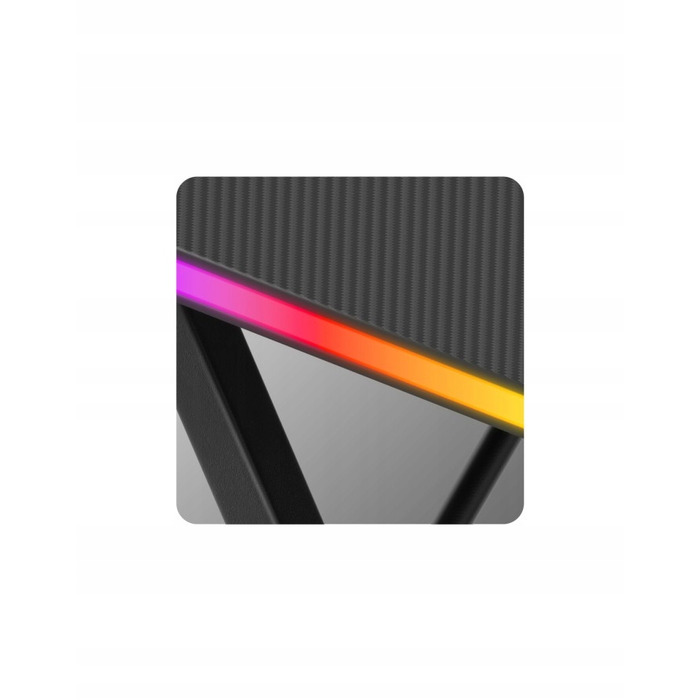 Ігровий стіл Huzaro Hero 5.0 RGB з LED-підсвіткою для геймерів