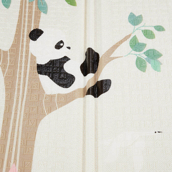 Relaxdays Foldable Play Mat with Animal Motifs