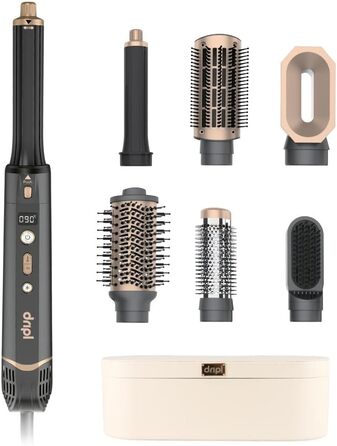 Dripl Airstyler Pro 6in1: Фен-стайлер для волосся, 6 функцій, без пошкодження, для всіх типів волосся