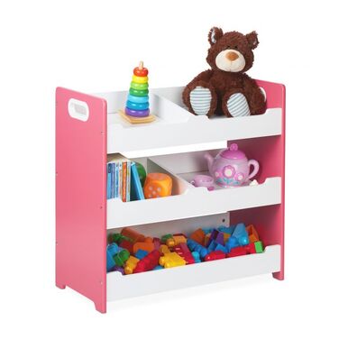 Relaxdays Kids' Shelf with 5 Compartments