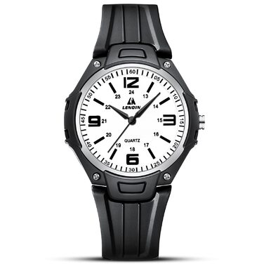 Чоловічий годинник LN LENQIN з нержавіючої сталі, кварцовий аналоговий годинник на зап'ясті, водонепроникний 30M, модний casual годинник для чоловіків (11- Чорний Чорний Білий)
