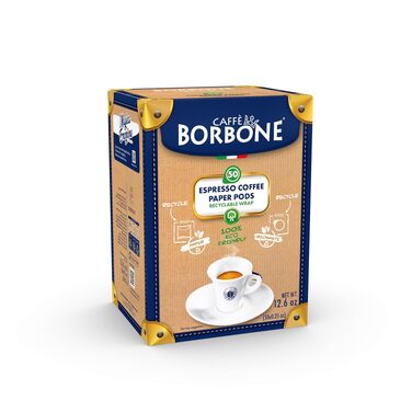 Кавові пади Caffè Borbone Blue Mixture (чорна суміш), ESE система 44 мм, біорозкладні — 50 шт.