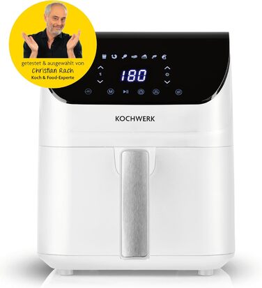Аерофритюрниця Rachs KOCHWERK подвійна 7л з сенсорним екраном та 10 програмами
