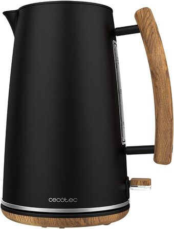 Cecotec Thermosense 400 White & Black Kettle - 1.7L, 3000W Electric Kettle