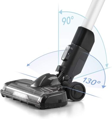 Акумуляторний пилосос Trotec VC 155 E – 2-в-1 ручний бездротовий пилосос – 25,2 В Li-Ion акумулятор, 150 Вт, без мішка, антрацит