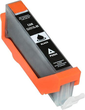 Набір картриджів Logic-Seek (20 шт.) для принтерів Canon Pixma PGI-550 XL та CLI-551 XL (MG7100, MG7150, MG7550, MX925, iP7200, iP7250, MG5400, MG5450, MG5550, MG5650, MG5655, MX725, MX920, iP8750)
