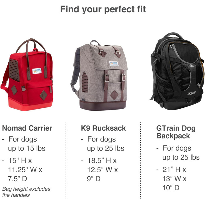 Рюкзак для собак Kurgo G-Train, чорний, до 11 кг, 33 x 53 x 25 см, з відділенням для тварин та тримачами для пляшок