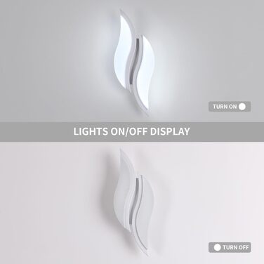 LED настінний світильник Dorlink для дому: спальня, вітальня, коридор. Сучасний дизайн Art Deco, тепле біле світло (12W)