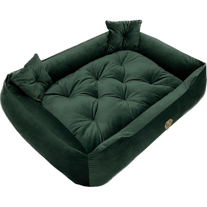Ортопедичне собаче ліжко Dogs4Life Velours XXL (135x100 см) | Для великих собак | З водонепроникним покриттям | Зручне собаче ліжко | Зручне та миється | Для дому та вулиці