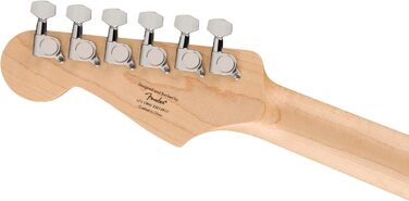 Струмогітара Squier Debut Stratocaster з палісандровим гриф, біле пікгард, чорний колір SSS