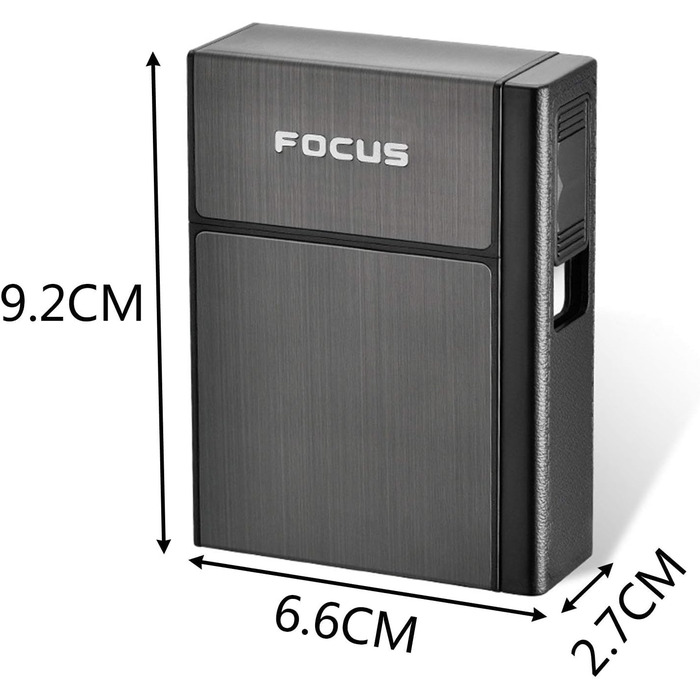 Алюмінієве 2-в-1 етикетниця з запальничкою, електронна, елегантний дизайн