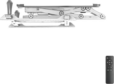 Моторизоване кріплення для телевізора на стелю HL 41 MWL - біле, з регулюванням висоти та поворотом
