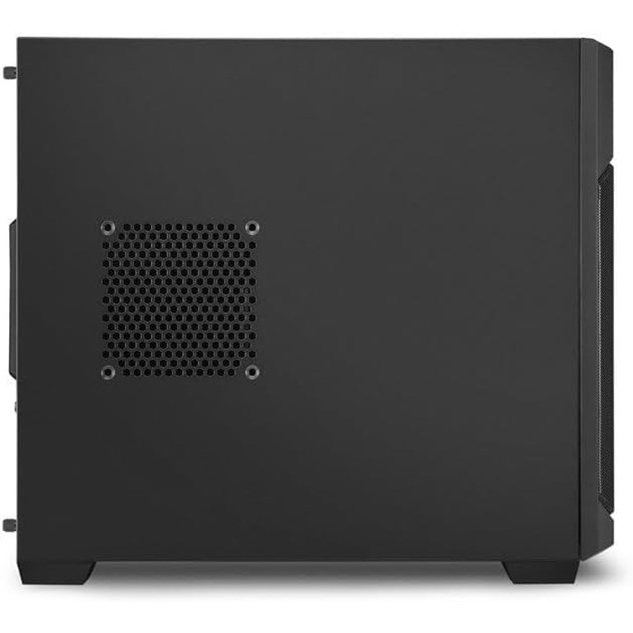 Корпус для ПК Sharkoon V1000 RGB Micro Tower, Micro-ATX, чорний (без вікна)