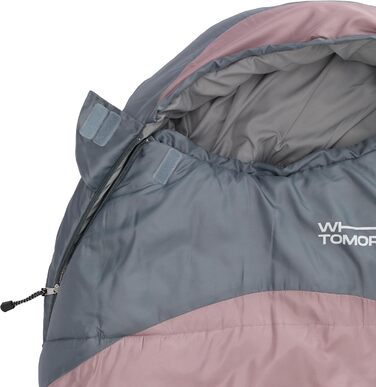 Сплячий мішок Tomorrow Mumienschlafsack Рожевий / Сірий, 230x80 см