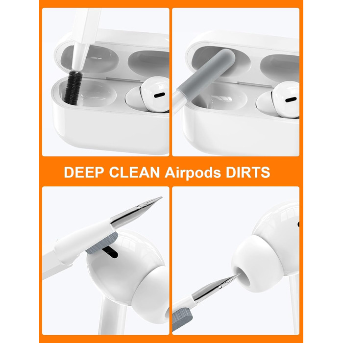 Набір для чищення клавіатури та екрану 20 в 1: чистящий набір для ноутбука, ПК, екрану, камери