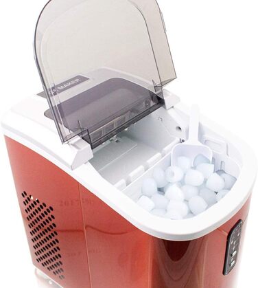 Машина для приготування льоду з нержавіючої сталі, Ice Maker, Icemaker (Помаранчевий)