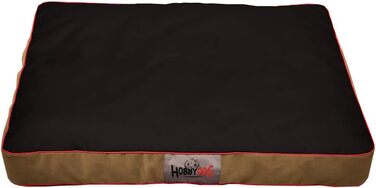 Матрац для собак Millybo - ліжко для собак, килимок для собак (90 x 70 см, чорний)