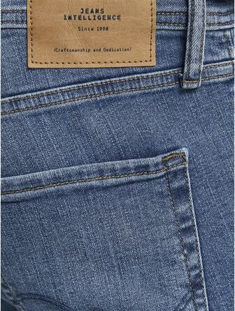 Джинси чоловічі JACK & JONES Slim Fit прямі, Denim/Blue (36W/32L) JJITIM JJORIGINAL AM 781 50SPS
